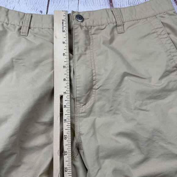 Mountain Khakis Shorts Mens 36 Khaki Relaxed Fit 8 Inseam Chino Zip Fly Outdoor - Picture 10 of 12